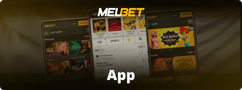 Melbet mobile app - play casino games and bet on sports on the go