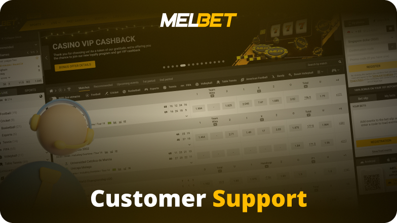 Melbet 24/7 customer support - phone, email, live chat, and callback service