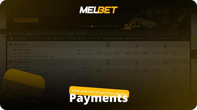 Melbet payment methods guide for Indian players