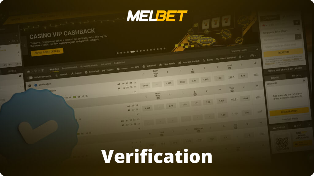 Melbet account verification process