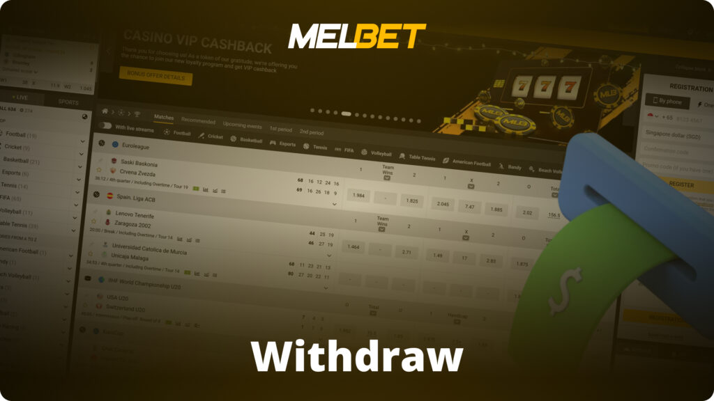 Step-by-step guide to withdrawing money from Melbet